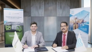 Officials during the agreement signing.