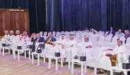 Qatar Chamber Board Member and Chairman of the Industry Committee Abdulrahman bin Abdulla Al Ansari along with other officials during the 2nd Gulf Industrial Exhibition.