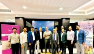 ISA President Nilangshu Dey and Regional Manager – Analyzer, Fives Pillard, France Philippe Biscarrat along with Petrocon Engineers and other ISA Qatar officials.