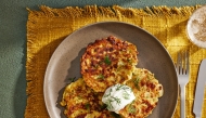 Cottage Cheese Pancakes With Cabbage and Dill. Tom McCorkle for The Washington Post; food styling by Gina Nistico for The Washington Post