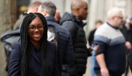 Britain's main opposition Conservative Party leader Kemi Badenoch, arrives to give evidence to the Post Office Horizon IT Inquiry in central London on November 11, 2024. Photo by Adrian Dennis / AFP.