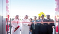 Royal Spare Parts Company officials during the inauguration of the fifth showroom in Qatar.