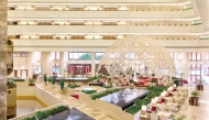 Inside view of the Sheraton Grand Doha Resort & Convention Hotel