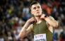 (FILES) Second placed Norway's Jakob Ingebrigtsen looks on after competing in the Men's 1500m final during the Diamond League athletics meeting at the Letzigrund stadium in Zurich on September 5, 2024. (Photo by Fabrice COFFRINI / AFP)
