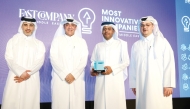 Msheireb Properties CEO Eng Ali Al Kuwari with the award.