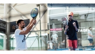 Serbian tennis star Novak Djokovic (left), Qatar high jumper Mutaz Barshim (right)