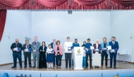 The honourees during the ceremony. 