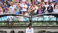 India's captain Rohit Sharma waits for the after-match presentation on on the third day of the second cricket Test match between Australia and India at the Adelaide Oval in Adelaide on December 8, 2024. (Photo by William WEST / AFP)