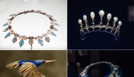 Some of the creations on display as part of the “Chaumet & Nature” jewellery exhibition.