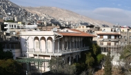 A picture shows the Embassy of France in the capital Damascus on December 12, 2024. Photo by LOUAI BESHARA / AFP.