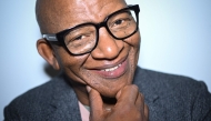 South African composer Lebo M poses for a portrait, in central London, on December 12, 2024. Photo by Justin TALLIS / AFP