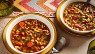 Chickpea Noodle Soup. (Photo by Rey Lopez for The Washington Post)