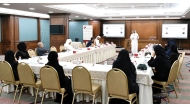 Participants attending the training program hosted by Qatar Chamber and Regional Network Concsultancy.