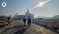 A scene at Souq Waqif on a foggy Thursday morning, December 26, 2024. Pic: Marivie Alabanza / The Peninsula