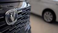 Detail of a Chinese-made Changan car at a dealership in Naucalpan, State of Mexico, Mexico, on December 7, 2024. (Photo by Alfredo Estrella / AFP)