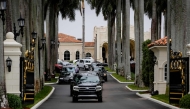 US President-elect Donald Trump is driven from the Trump International Golf Club in a convoy of vehicles on December 28, 2024 in Palm Beach, Florida. Eva Marie Uzcategui/Getty Images/AFP 