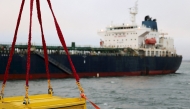 This undated handout photo obtained from the Finnish police (Poliisi) on December 29, 2024 shows a robotic ROV (Remotely Operated Underwater Vehicle) used for underwater investigation off Porvoo (Borga), Gulf of Finland, as Finnish authorities have been investigating the Eagle S oil tanker that sailed from a Russian port over suspected 