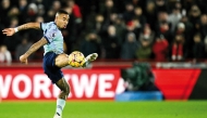 Arsenal’s Gabriel Jesus controls the ball during the match. 