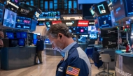 Traders work on the floor of the New York Stock Exchange (NYSE) on the first day of trading of the new year on January 02, 2025 in New York City.(Photo by Spencer Platt/Getty Images/AFP)