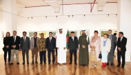 Ambassador of Bangladesh H E Mohammad Nazrul Islam (sixth left) with Turkiye's Ambassador H E Mustafa Goksu (sixth right) and Their Excellencies ambassadors and other officials at the event.
