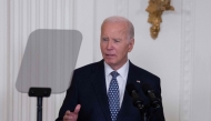 US President Joe Biden delivers remarks at a Medal of Honor Ceremony in the East Room of the White House in Washington, DC, on January 3, 2025. (Photo by Chris Kleponis / AFP)