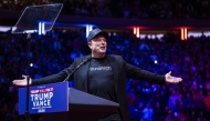 Elon Musk speaks at a campaign rally for Donald Trump at New York's Madison Square Garden in October. (Photo by Jabin Botsford/The Washington Post)