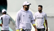 India's Rohit Sharma attends a warmup session before the start of day three of the fifth Test match between Australia and India at the Sydney Cricket Ground on January 5, 2025. (Photo by Saeed Khan / AFP) /