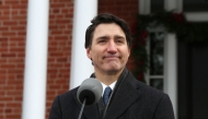 Canadian Prime Minister Justin Trudeau speaks during a news conference at Rideau Cottage in Ottawa, Canada on January 6, 2025. (Photo by Dave Chan / AFP)