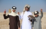 Falconers during the festival.