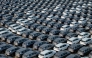 (Files) This photo taken on April 18, 2024 shows BYD electric cars for export waiting to be loaded onto a ship at a port in Yantai, in eastern China's Shandong province. (Photo by AFP) 