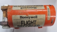 (Files) This undated handout photo taken at an undisclosed location and released on January 1, 2025 shows the flight data recorder (FDR) retrieved from Jeju Air flight 2216. (Photo by Handout / South Korea's Ministry of Land, Infrastructure, and Transport / AFP) 