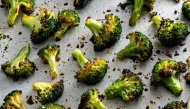 Roasted broccoli florets. Picture by Scott Suchman and food styling by Lisa Cherkasky for The Washington Post