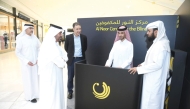 Officials at the Al Noor Center for the Blind information booth recently.