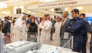 Qatar Airways Group Chief Executive Officer Engr Badr Mohammed Al Meer, other officials and participants at the launch of the campaign.