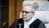 (FILES) President of the International Court of Justice (ICJ) Nawaf Salam listens on the second day of a two-day hearing in the case that Mexico has filed against Ecuador, at the International Justice court in the Hague, on May 1, 2024. (Photo by Remko de Waal / ANP / AFP) / Netherlands OUT
