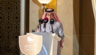 MoEHE Undersecretary H E Dr. Ibrahim bin Saleh Al Nuaimi addressing the forum in Doha yesterday.