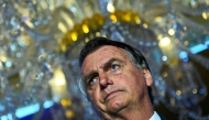 File: Former Brazilian President Jair Bolsonaro speaks during a 