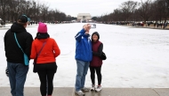 Protestors representing a variety of rights groups attend the 