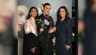 Founder of X28 Events & Exhibitions, Sana Jassim (left), with guests during the soft launch of 'The Ramadan Edit' at Sora, Park Hyatt Doha, in Msheireb Downtown hosted in collaboration with Azqa Haroon, the managing editor of Qatar Happening, and Park Hyatt Doha on January 15, 2025. 