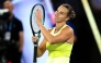 Belarus' Aryna Sabalenka celebrates a victory over Russia's Anastasia Pavlyuchenkova in Melbourne on January 21, 2025. (Photo by Martin Keep / AFP)