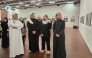 General Manager of Msheireb Museums Abdulla Al Naama (first right) and others at the launch of the exhibition yesterday. Pic: Victor Bolorunduro /The Peninsula 