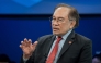 Malaysia's Prime Minister Anwar Ibrahim addresses a speech during the World Economic Forum (WEF) annual meeting in Davos on January 22, 2025. (Photo by FABRICE COFFRINI / AFP)
