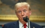 US President Donald Trump speaks in the Roosevelt Room at the White House on January 21, 2025, in Washington, DC. (Photo by Jim Watson / AFP)