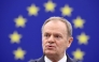 Poland's Prime Minister Donald Tusk speaks during the presentation of the programme of the Polish Presidency as part of a plenary session at the European Parliament in Strasbourg, eastern France, on January 22, 2025. (Photo by FREDERICK FLORIN / AFP)
