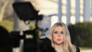 White House Press Secretary Karoline Leavitt speaks during an interview with a local network on the grounds of the White House in Washington, DC, on January 22, 2025. (Photo by Roberto Schmidt/ AFP)