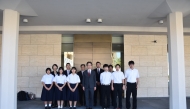  Japanese Ambassador H E Naoto Hisajima with members of the delegation.