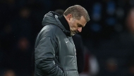 Tottenham Hotspur's Greek-Australian Head Coach Ange Postecoglou reacts on the touchline during the English Premier League football match between Tottenham Hotspur and Leicester City at the Tottenham Hotspur Stadium in London, on January 26, 2025. (Photo by HENRY NICHOLLS / AFP) 