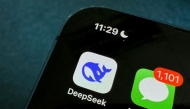 This photo illustration shows the DeepSeek app on a mobile phone in Beijing on January 27, 2025. Photo by GREG BAKER / AFP