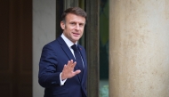 French President Emmanuel Macron waits for the arrival of European Commission President before a meeting at the Elysee Palace in Paris, on January 28, 2025. (Photo by Dimitar Dilkoff / AFP)
 