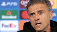 Paris Saint-Germain's Spanish head coach Luis Enrique addresses for a press conference on the eve of the UEFA Champions League football match against Stuttgart on January 28, 2025 at the Stuttgart Arena in Stuttgart. (Photo by FRANCK FIFE / AFP)
